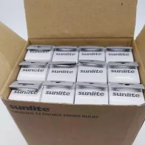 Sunlite Double-Ended T3 Bulbs, 150W, Clear, BOX OF 12 - Picture 1 of 3