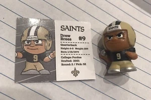 NFL Teenymates 2020 Silver Series 9 New Orleans Saints QB Drew Brees figure - Picture 1 of 2