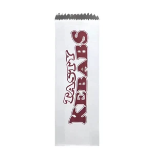 Printed Foil Kebab Paper Bags – 500pcs Pack - Picture 1 of 1