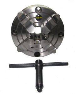 4 JAW INDEPENDENT LATHE CHUCK 80MM - 250MM VARIOUS SIZES RDGTOOLS PRECISION
