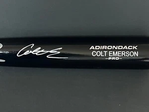 Colt Emerson Mariners Auto Signed Bat Black Beckett WITNESS Hologram BAS - Picture 1 of 3