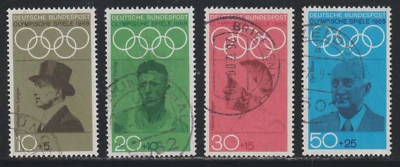 Germany 1968 SC# B434 - B437 - Olympic Games Type of Regular Issue Used Lot #579 - Image 1 of 2
