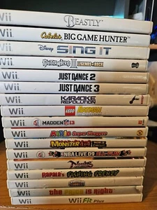 Wii Games CIB (Etui, Handbuch, Disc) - Bild 1 von 35