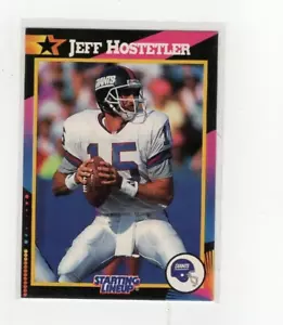 1992 Jeff Hostetler Starting Lineup Card Free Shipping (E1796) - Picture 1 of 1