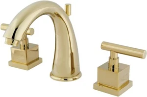 Kingston Messing Claremont weit verbreiteter Badezimmerwasserhahn KS4942CQL poliertes Messing - Bild 1 von 3