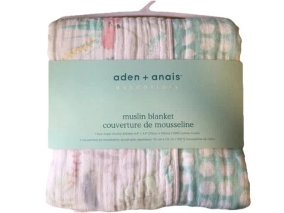 Aden + Anais 100 % Baumwolle Musselin Baby Neugeborenen Decke Tropicalia Range - NEU