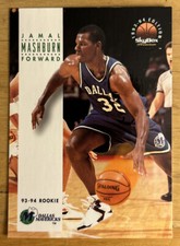 1993-94 Skybox Premium Jamal Washburn Rookie RC Basketball Card 215 Mavericks NM