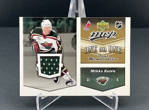 2006-07 Upper Deck MVP One on One Dual Jerseys Mikko Koivu Tuomo Ruutu #OJ-KR