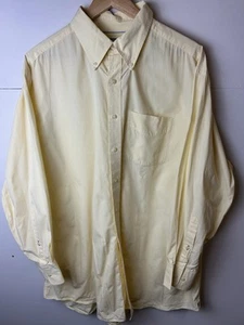 Tommy Hilfiger Check Shirt xl white and yellow Mens Cotton s119 - Picture 1 of 6