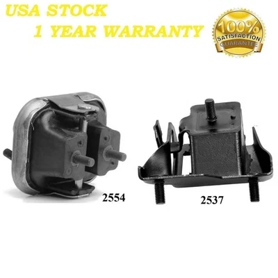 2 piezas montaje de motor y transmisión apto para chasis comercial Cadillac 1988-1990, Deville 4,5 L Foto 1 de 4