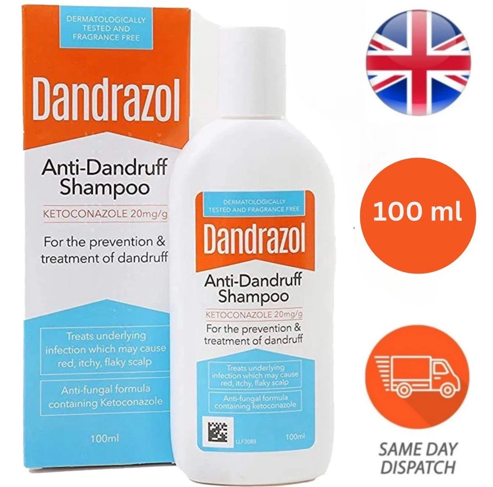 GENERIC NIZORAL 2xGeneric Nizarol Anti-Dandruff Shampoo underlying Infection Fungi Formula 100ml