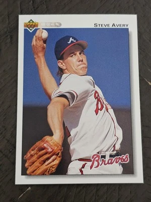 1992 Upper Deck - Steve Avery #475 Atlanta Braves  - Image 1 of 2