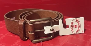 Brooks Brothers Gürtel Herren Größe Cognac Braun Echt Pebbled Leder Neu Größe 36 - Bild 1 von 5