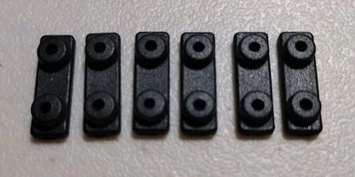 Conjunto de servo porca de plástico Trex 600 (6 peças) - AGNHN6062 - Imagem 1 de 2