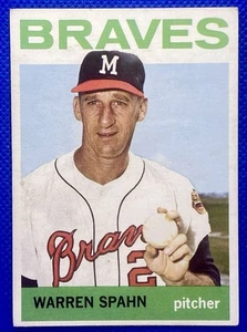 1964 Topps Warren Spahn #400   VG-VGEX   RC363 - Picture 1 of 2