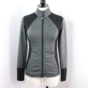 Betsey Johnson Performance Womens XS Gray Full Zip Lightweight Sweatshirt Jacket - Picture 1 of 12