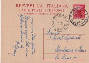 Republic 1947/48 Democratic "Italian Republic" L.20 Red Used (Cod.5981) - Picture 1 of 2