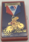 1984 Jeux olympiques de Los Angeles 1984 cycliste de classe mondiale Sam l'aigle ruban épingle NEUF JOLI