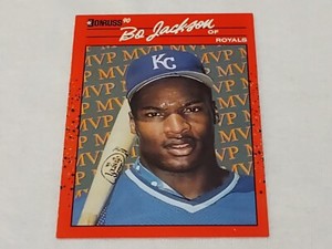 Bo Jackson 1990 Donruss Bonus MVPs #BC-1 Insert Kansas City Royals