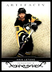 2021-22 Upper Deck Artifacts #19 Kris Letang Pittsburgh Penguins Hockey Card - Picture 1 of 2