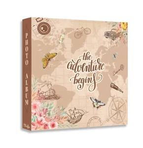 Álbum de fotos deslizable 6x4 tiene capacidad para 208 fotos boda viaje con área de notas Reino Unido - Imagen 1 de 6
