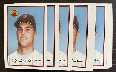 1989 Bowman #448 Andy Benes RC 20 card lot San Diego Padres - Image 1 of 2