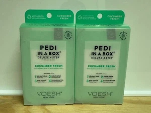 Voesh Pedi In A Box Deluxe 4 Step - CUCUMBER FRESH (confezione da 2) - Foto 1 di 1