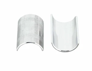 NEW! ABSOLUTE GENUINE ALLOY HANDLEBAR SHIM CONVERT 22.2MM TO 25.4MM IN SILVER. - Picture 1 of 1