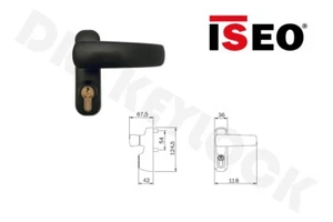 ISEO ANTI PANIK GRIFF 94021005 MIT EUROPÄISCHEM ZYLINDER - Bild 1 von 1