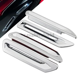 4 piezas Ranura de radiador ABS cromado borde decorativo ventilación para Honda Goldwing Tour 18-up - Imagen 1 de 12