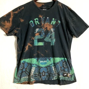 Nike Kobe Bryant Shirt Men XL Black Mamba Tie Dye Snakeskin 24 LA Lakers Tee - Picture 1 of 12