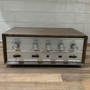 Vintage Sound Solid State Stereo Amplifier - SAQ-203 - Untested - No Mains Plug