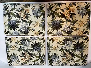 Creative Tops “Traditional Floral” Cork Backed Table Placemats Set Of 4 UK - Picture 1 of 9