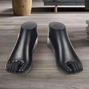 1 Pair Mannequin Foot Adult Plastic Model Feet Molds Sandal Shoes Sock Display - Picture 1 of 12
