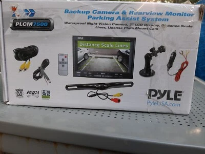 PLCM7500 Backup Camera & Rearview Monitor Parking Assist System 7" LCD Display - Image 1 of 3