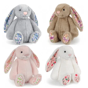 JELLYCAT Blossom Beige Bunny 'Petal' Small - Soft Stuffed Animal Kids Present - Picture 1 of 13