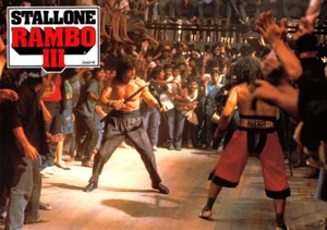 Rambo 3 ORIGINAL Aushangfoto Sylvester Stallone / Richard Crenna / K. Smith - Picture 1 of 1