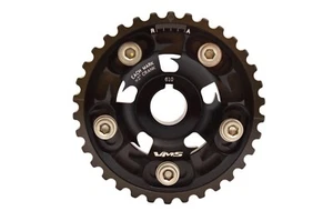 Nuevo engranaje de cámara de carreras ajustable negro para 88-00 Honda Civic CRX D15 D16 SOHC - Imagen 1 de 3