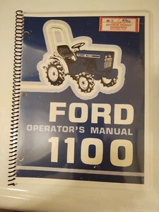 Ford 1100 Tractor Operators Manual, SE-3749A - Picture 1 of 5
