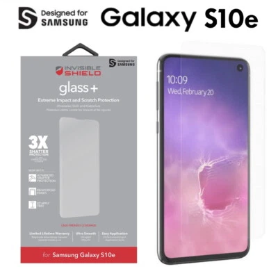 Genuine Zagg S10e Glass+ Tempered Glass Screen Protector for Samsung Galaxy S10e - Image 1 of 2