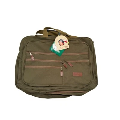 Bolso de Viaje Cherokee Navigator Collection Verde Bolso de Lona Multi Bolsillos NUEVO Foto 1 de 4