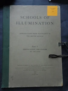 SCHOOLS OF ILLUMINATION Manuscripts in British Museum AD 1100 Hiberno Saxon 1914 - Picture 1 of 11