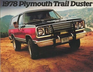 1978 Plymouth Trail Duster (NOS) Sales Brochure - Picture 1 of 1