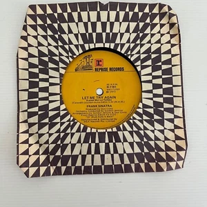 Frank Sinatra Send In The Clowns/Let Me Try Again 7" Vinyl Record Vintage 1973 - Picture 1 of 5