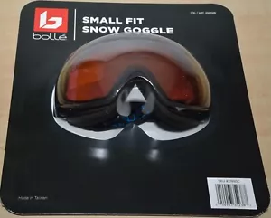 Bolle Youth Doppellinse belüftet schwarz kleine Passform Ski Schneebrille mit Tasche - Bild 1 von 2
