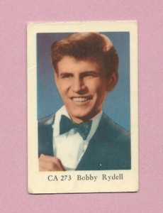 1962 Dutch Gum Card CA #273 Bobby Rydell