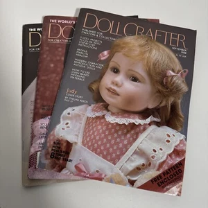 Doll Crafter Magazine Lot w/ Clothing Patterns Sept 1989 March 1989 May Jun 1989 - Picture 1 of 10