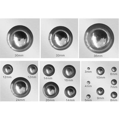 Steel Dapping Doming Block Jewelry Making Steel Dapping Cube Doming Punch - Image 1 of 4