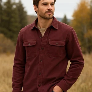 LLBean Vintage Barn Style Jacke weinrot 2XL robust Outdoor Grunge stilvolle Passform - Bild 1 von 6