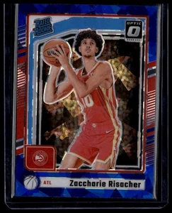 25 Donruss #P-219 Zaccharie Risacher clasificación óptica novatos azul hielo agrietado - Imagen 1 de 2